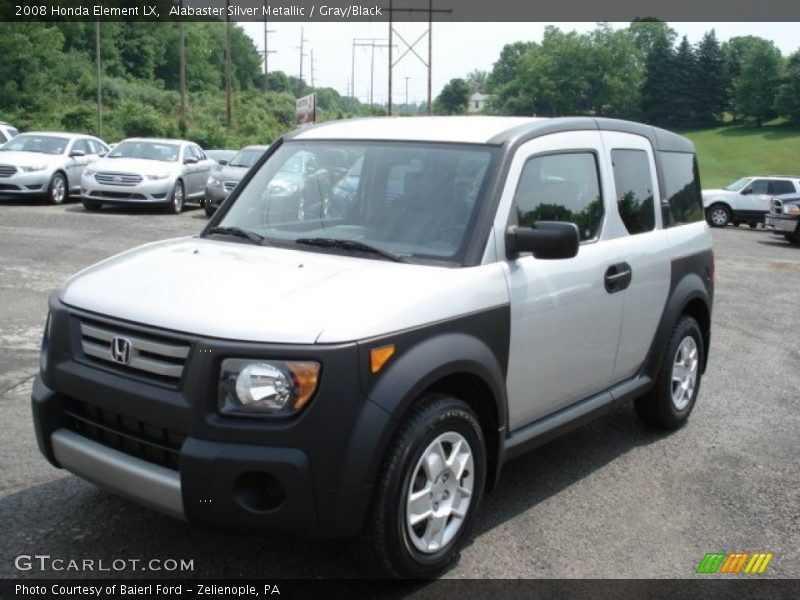 Alabaster Silver Metallic / Gray/Black 2008 Honda Element LX
