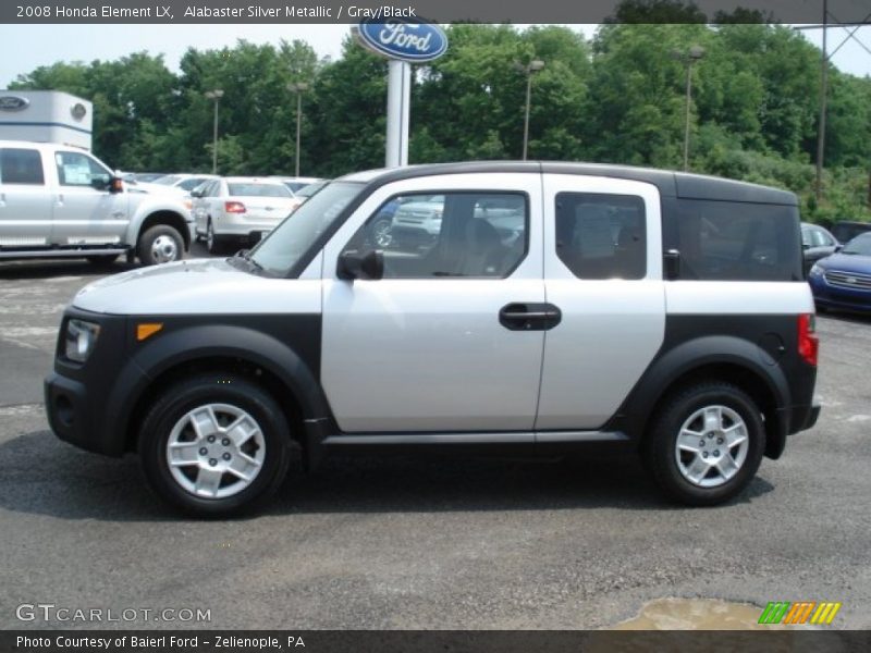 Alabaster Silver Metallic / Gray/Black 2008 Honda Element LX