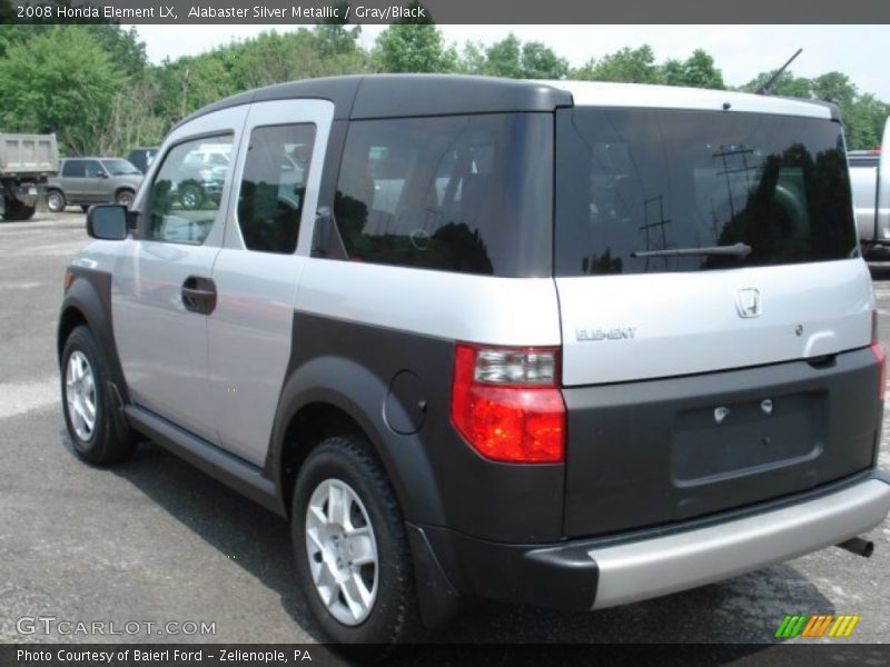 Alabaster Silver Metallic / Gray/Black 2008 Honda Element LX