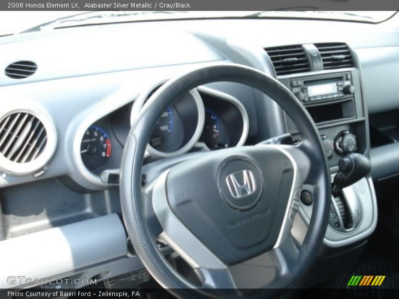 Alabaster Silver Metallic / Gray/Black 2008 Honda Element LX