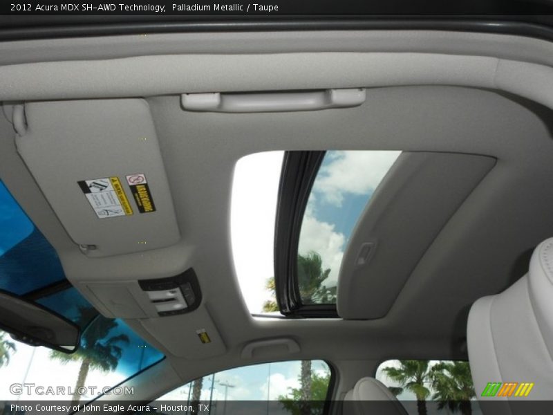 Palladium Metallic / Taupe 2012 Acura MDX SH-AWD Technology
