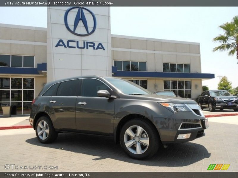 Grigio Metallic / Ebony 2012 Acura MDX SH-AWD Technology