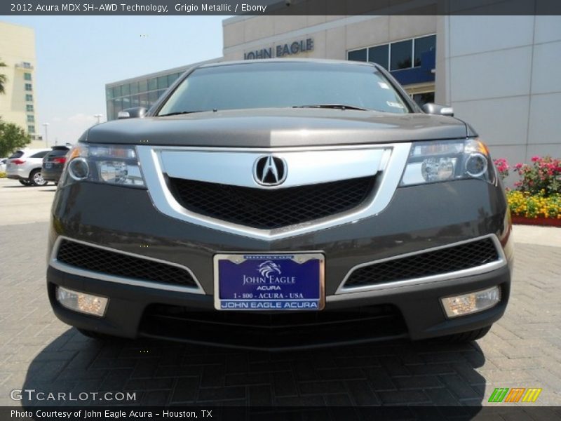 Grigio Metallic / Ebony 2012 Acura MDX SH-AWD Technology