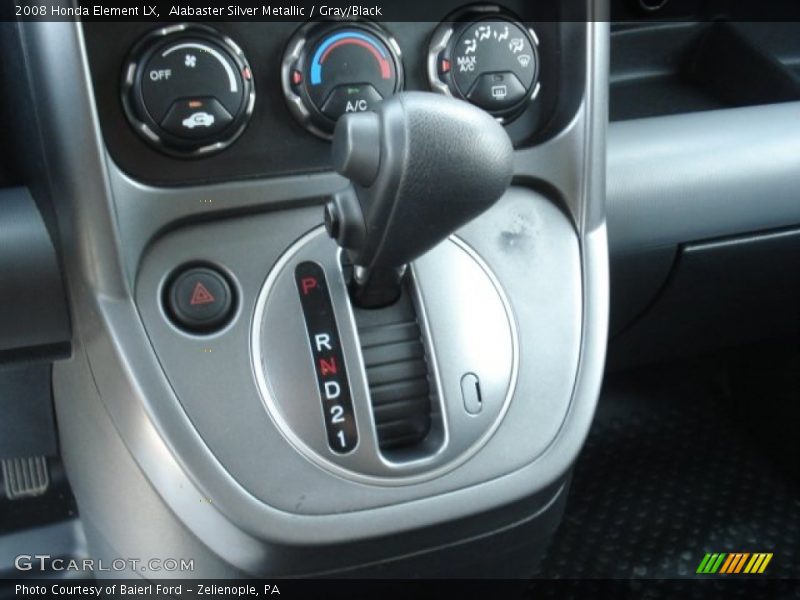 Alabaster Silver Metallic / Gray/Black 2008 Honda Element LX