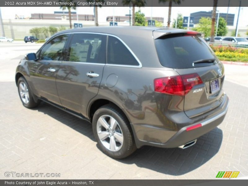 Grigio Metallic / Ebony 2012 Acura MDX SH-AWD Technology
