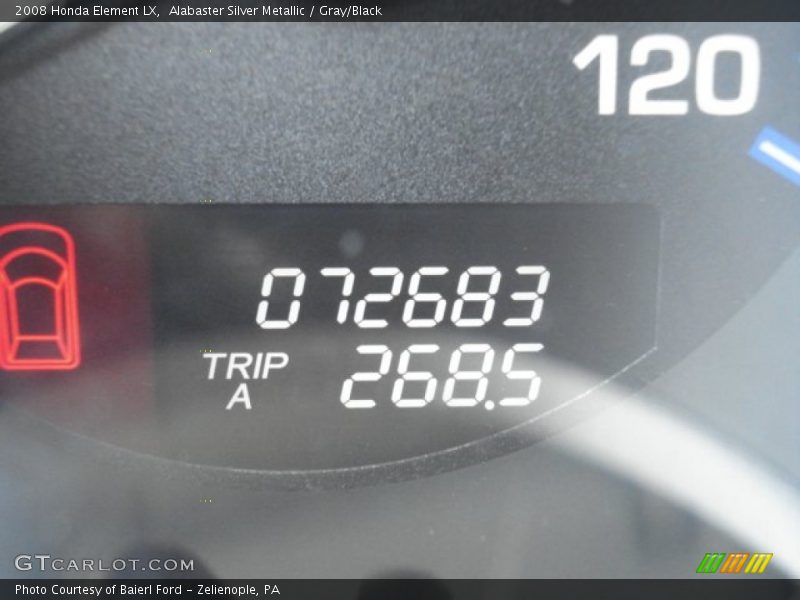 Alabaster Silver Metallic / Gray/Black 2008 Honda Element LX