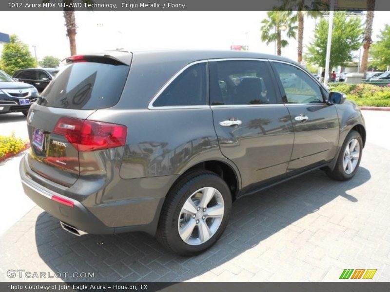 Grigio Metallic / Ebony 2012 Acura MDX SH-AWD Technology