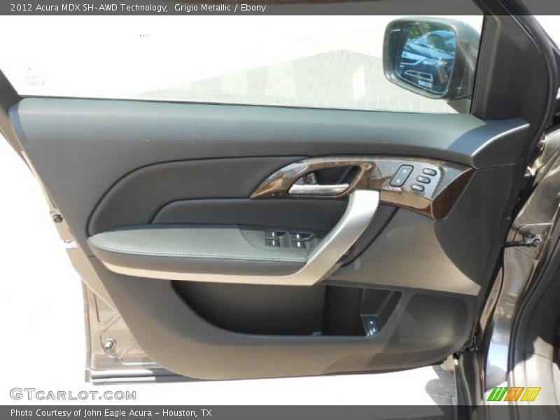 Grigio Metallic / Ebony 2012 Acura MDX SH-AWD Technology