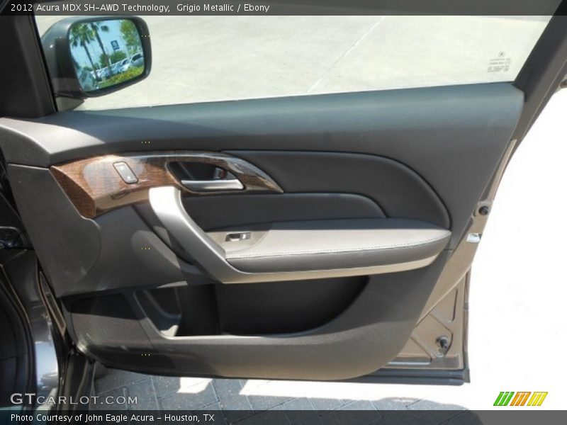 Grigio Metallic / Ebony 2012 Acura MDX SH-AWD Technology