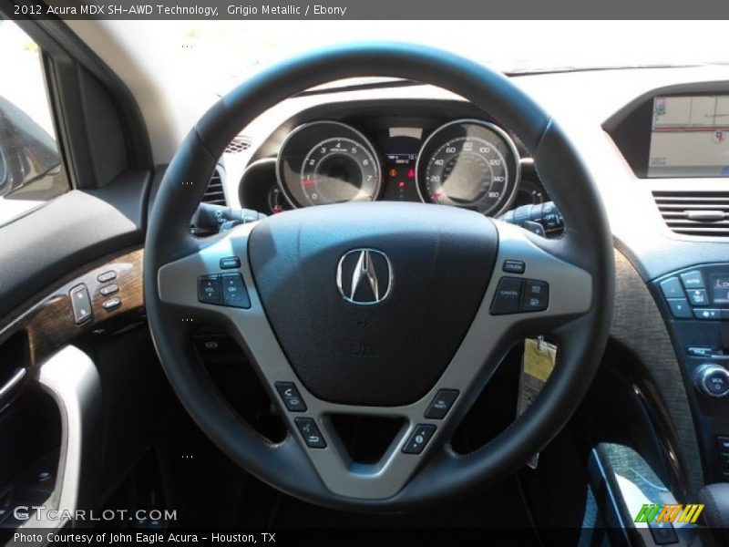 Grigio Metallic / Ebony 2012 Acura MDX SH-AWD Technology