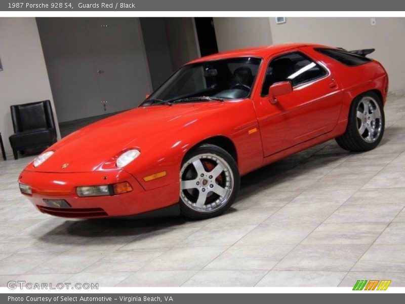 Guards Red / Black 1987 Porsche 928 S4