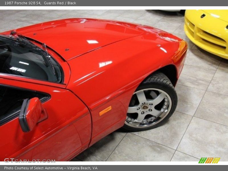 Guards Red / Black 1987 Porsche 928 S4