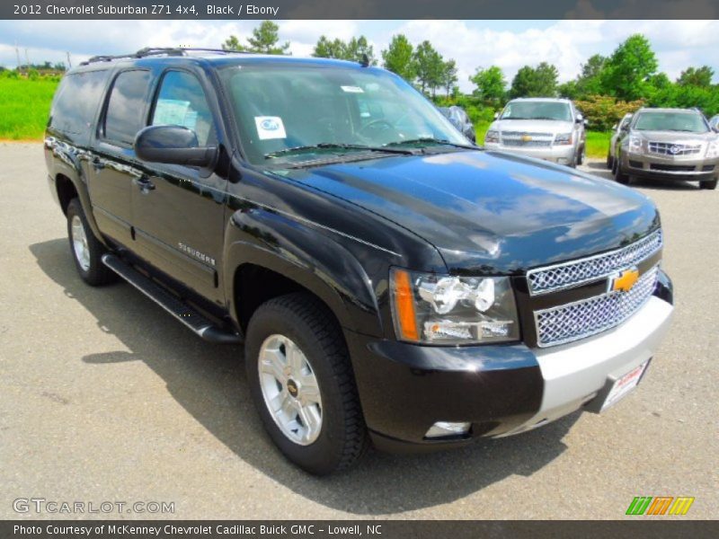 Black / Ebony 2012 Chevrolet Suburban Z71 4x4