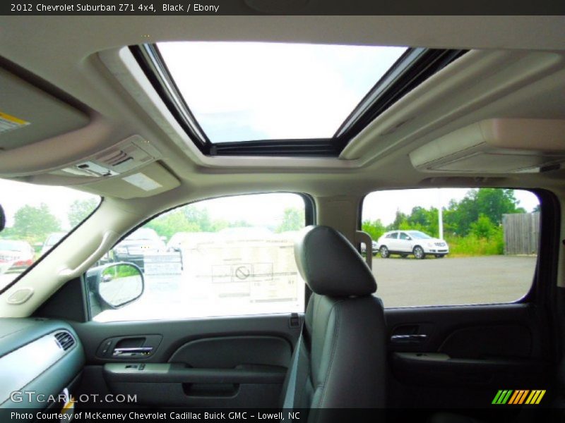 Black / Ebony 2012 Chevrolet Suburban Z71 4x4