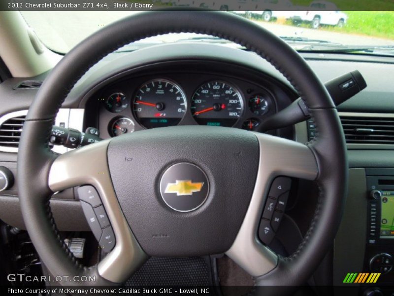 Black / Ebony 2012 Chevrolet Suburban Z71 4x4