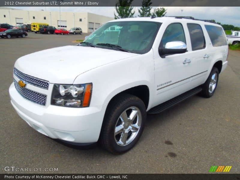Summit White / Ebony 2012 Chevrolet Suburban LTZ
