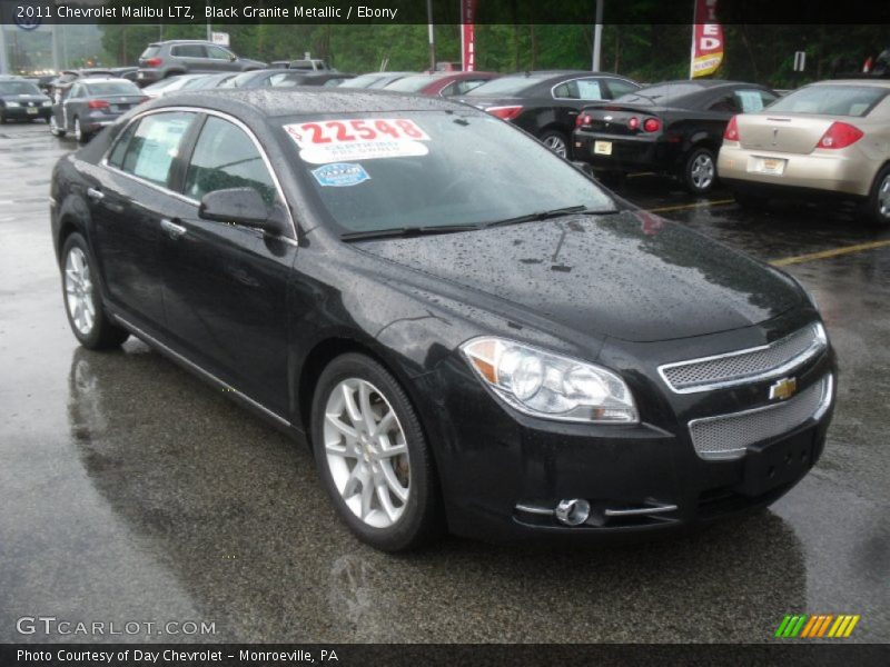 Black Granite Metallic / Ebony 2011 Chevrolet Malibu LTZ