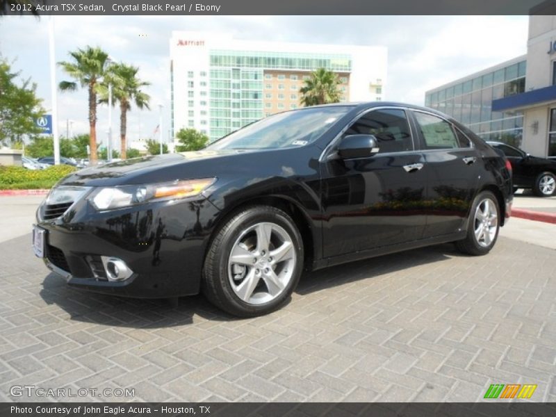 Crystal Black Pearl / Ebony 2012 Acura TSX Sedan