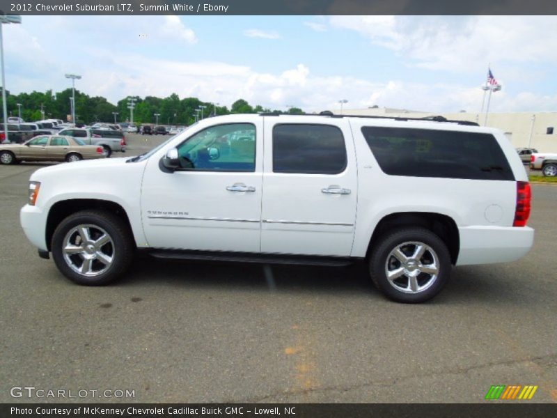 Summit White / Ebony 2012 Chevrolet Suburban LTZ
