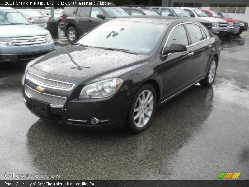 Black Granite Metallic / Ebony 2011 Chevrolet Malibu LTZ