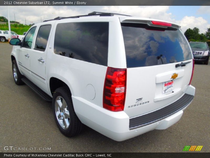 Summit White / Ebony 2012 Chevrolet Suburban LTZ