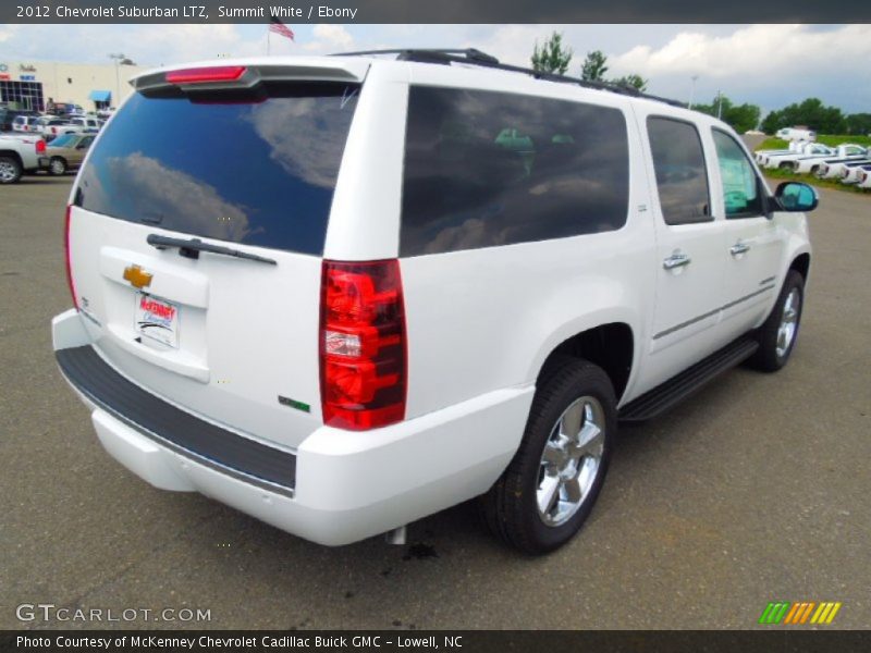 Summit White / Ebony 2012 Chevrolet Suburban LTZ