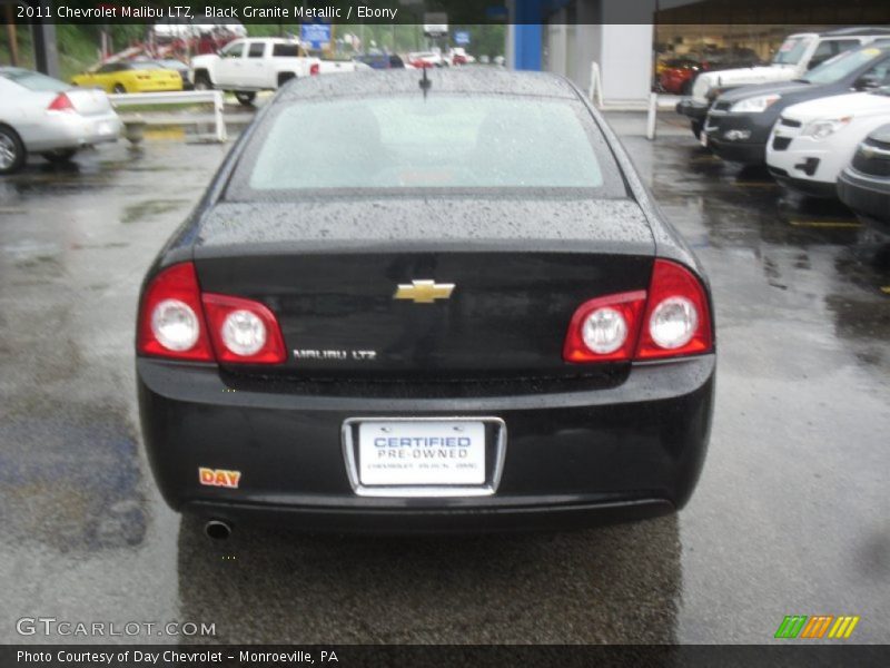 Black Granite Metallic / Ebony 2011 Chevrolet Malibu LTZ