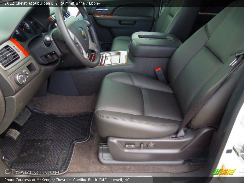  2012 Suburban LTZ Ebony Interior