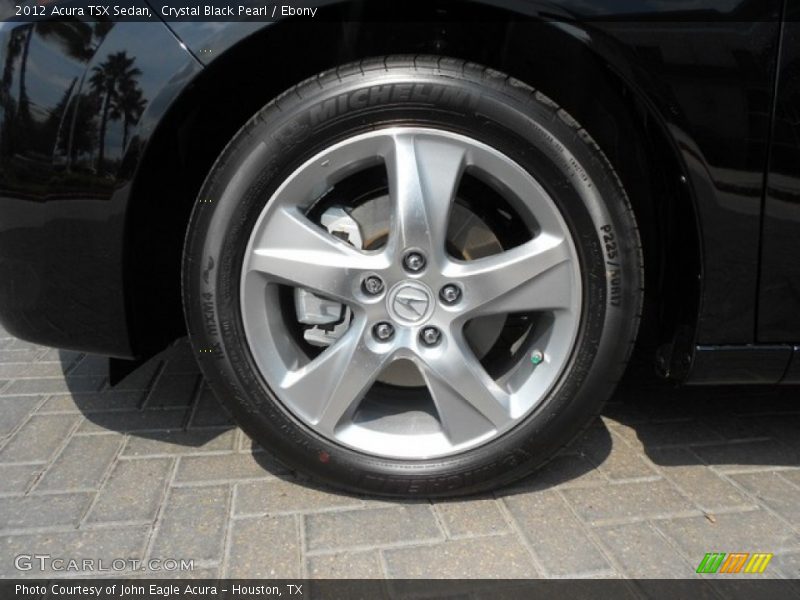 Crystal Black Pearl / Ebony 2012 Acura TSX Sedan