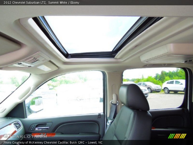 Summit White / Ebony 2012 Chevrolet Suburban LTZ