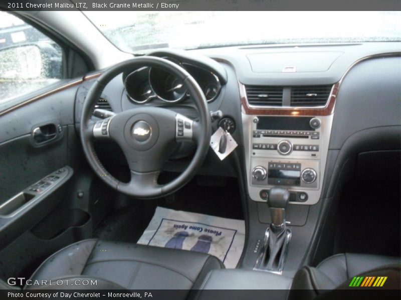 Black Granite Metallic / Ebony 2011 Chevrolet Malibu LTZ