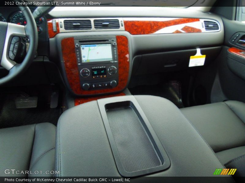 Summit White / Ebony 2012 Chevrolet Suburban LTZ