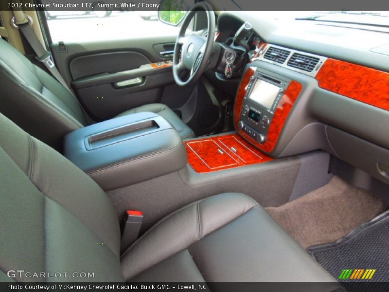 Summit White / Ebony 2012 Chevrolet Suburban LTZ