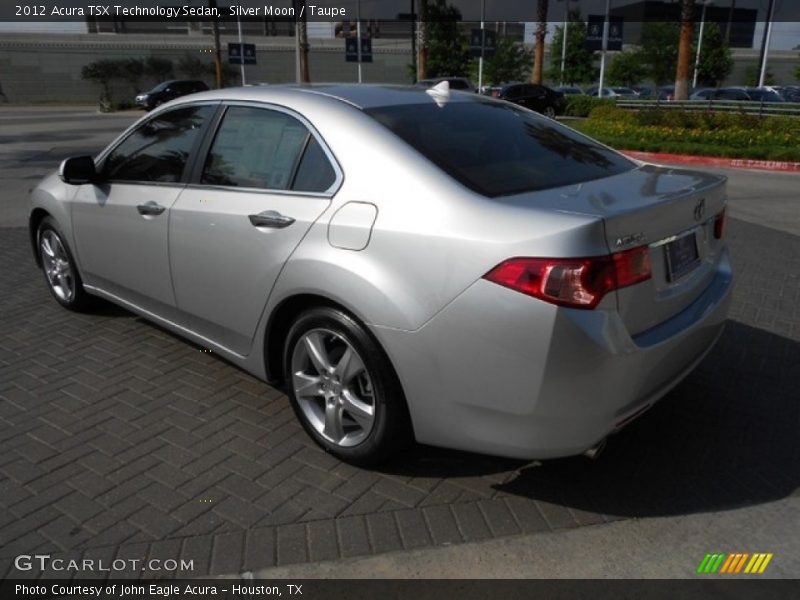 Silver Moon / Taupe 2012 Acura TSX Technology Sedan