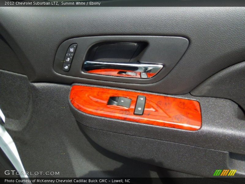 Summit White / Ebony 2012 Chevrolet Suburban LTZ