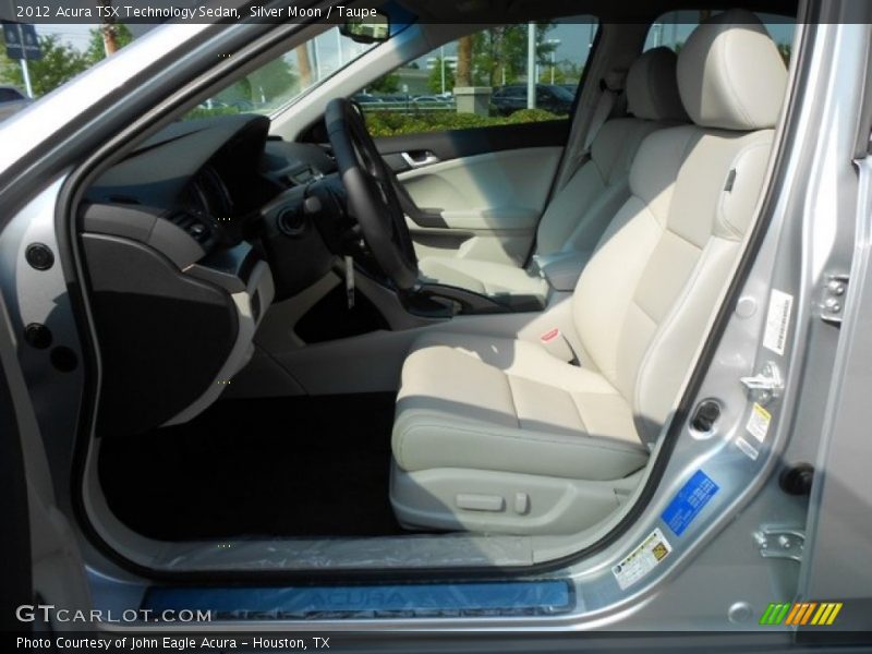 Silver Moon / Taupe 2012 Acura TSX Technology Sedan