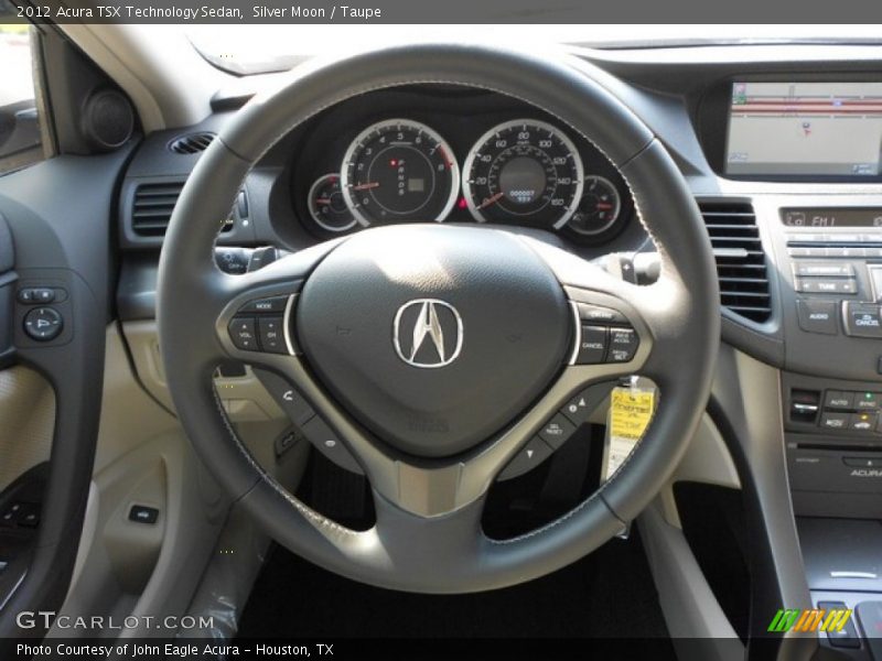  2012 TSX Technology Sedan Steering Wheel