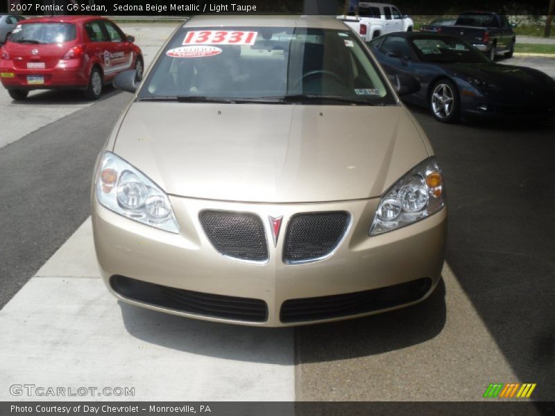 Sedona Beige Metallic / Light Taupe 2007 Pontiac G6 Sedan
