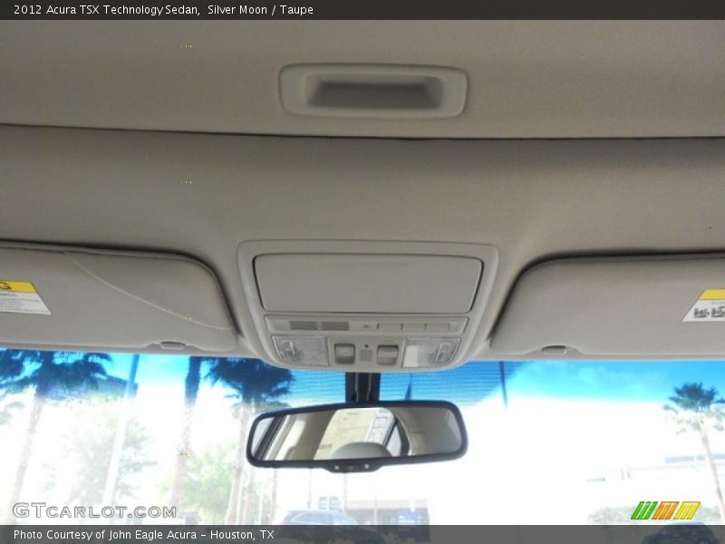 Silver Moon / Taupe 2012 Acura TSX Technology Sedan