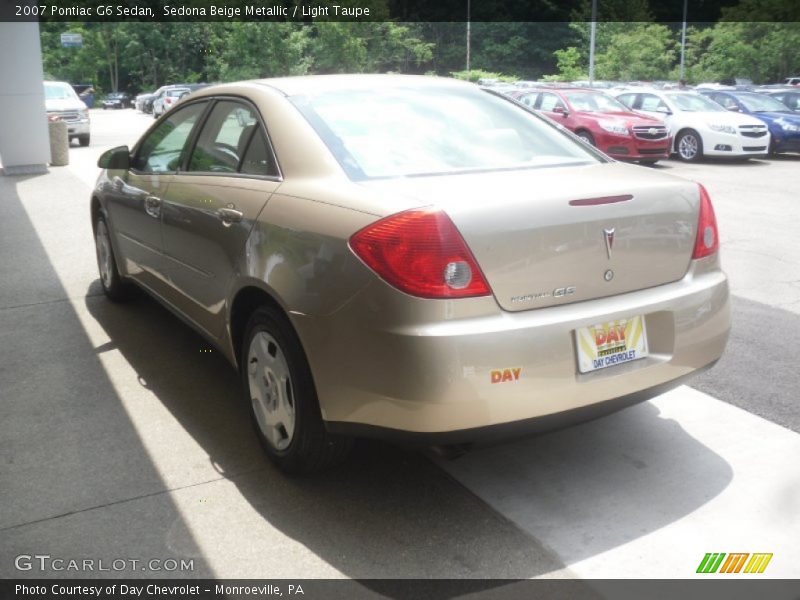 Sedona Beige Metallic / Light Taupe 2007 Pontiac G6 Sedan