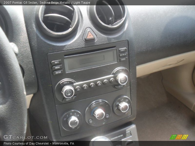 Sedona Beige Metallic / Light Taupe 2007 Pontiac G6 Sedan