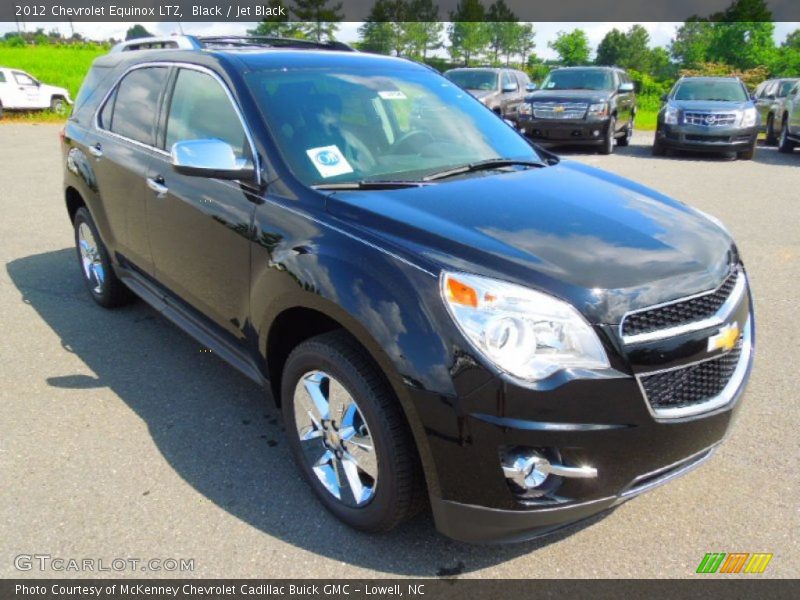 Black / Jet Black 2012 Chevrolet Equinox LTZ