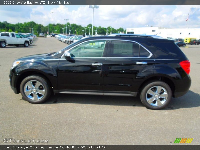 Black / Jet Black 2012 Chevrolet Equinox LTZ