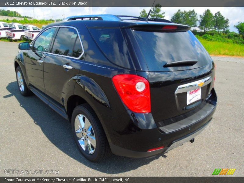 Black / Jet Black 2012 Chevrolet Equinox LTZ