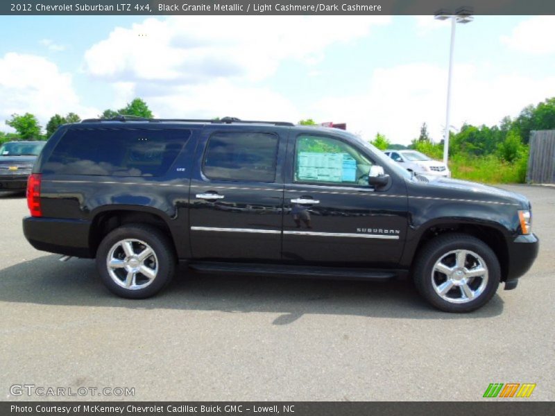 Black Granite Metallic / Light Cashmere/Dark Cashmere 2012 Chevrolet Suburban LTZ 4x4