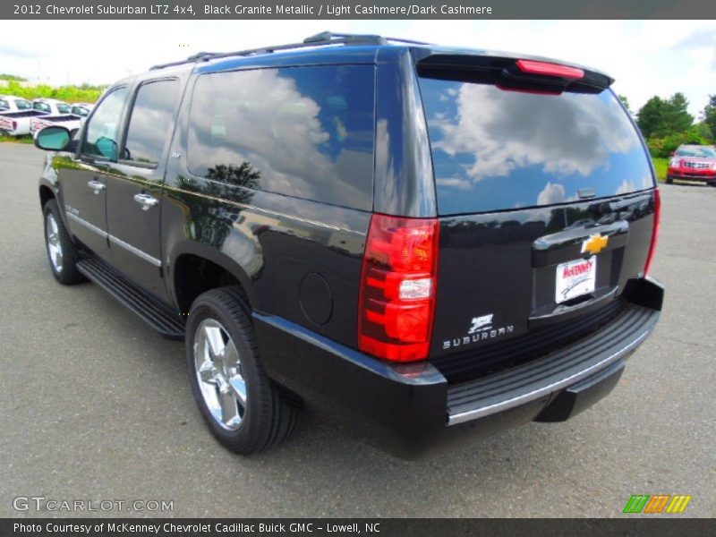 Black Granite Metallic / Light Cashmere/Dark Cashmere 2012 Chevrolet Suburban LTZ 4x4