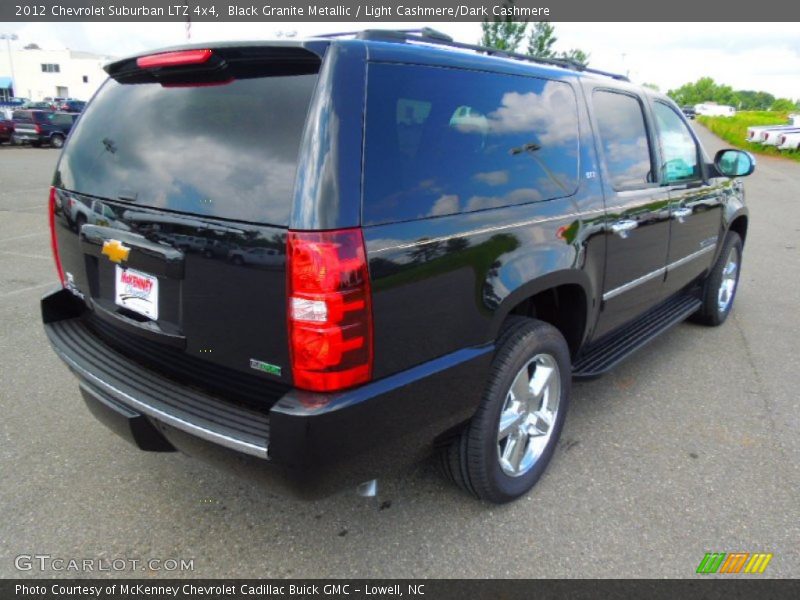 Black Granite Metallic / Light Cashmere/Dark Cashmere 2012 Chevrolet Suburban LTZ 4x4