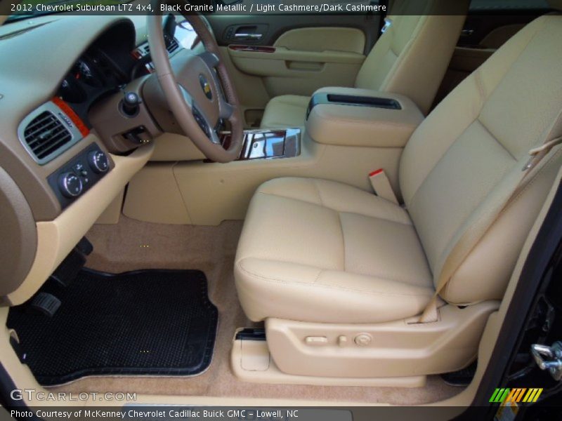 Black Granite Metallic / Light Cashmere/Dark Cashmere 2012 Chevrolet Suburban LTZ 4x4