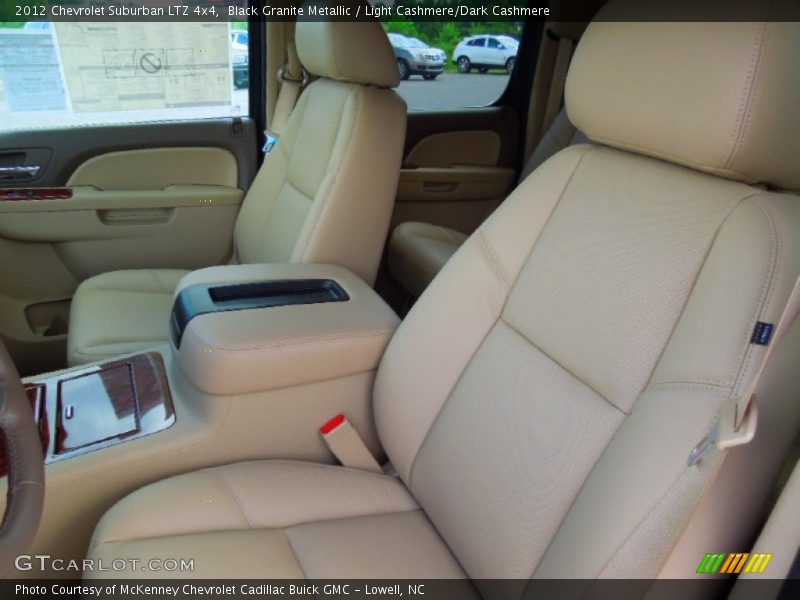 Black Granite Metallic / Light Cashmere/Dark Cashmere 2012 Chevrolet Suburban LTZ 4x4