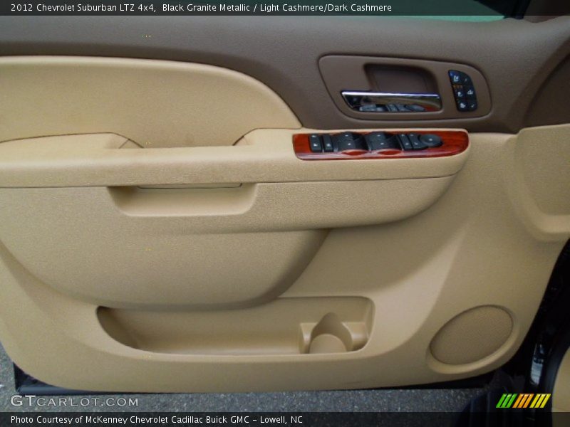 Black Granite Metallic / Light Cashmere/Dark Cashmere 2012 Chevrolet Suburban LTZ 4x4